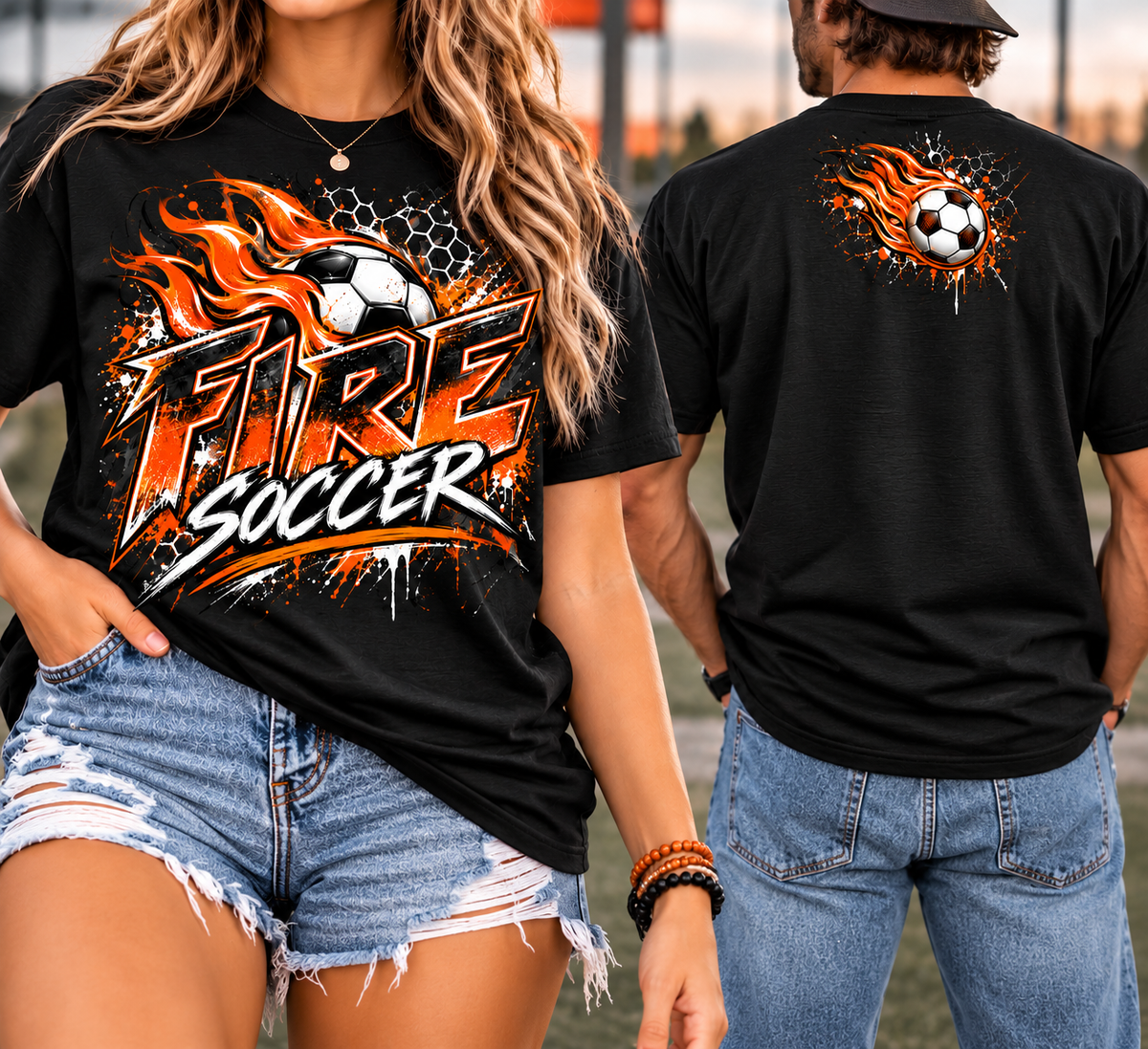 🔥 FIRE Soccer Spirit Shirt ⚽